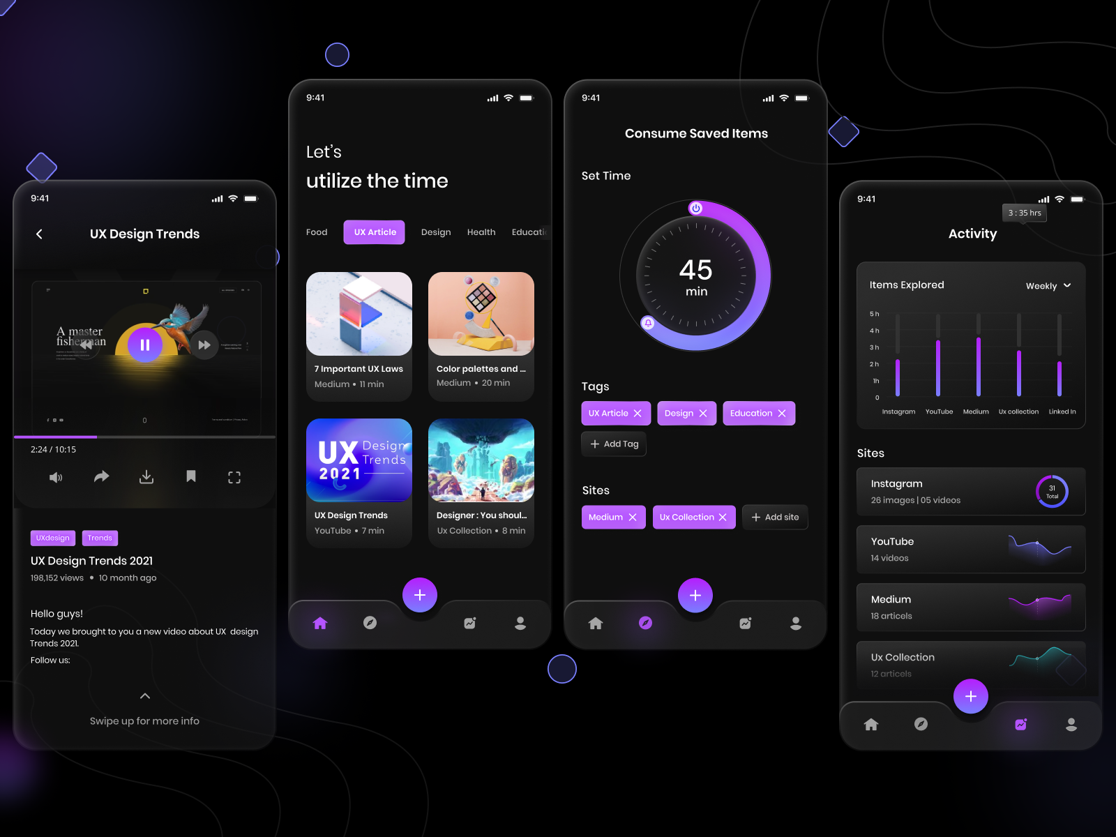 Design Inspiration UI by Galaxy UX Studio on Dribbble