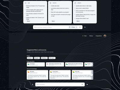 Smart Prompts – Context Aware & Intelligent agentic ai app chatbot ui chatgpt clean conversational ai minimal product design ui ui design ux design