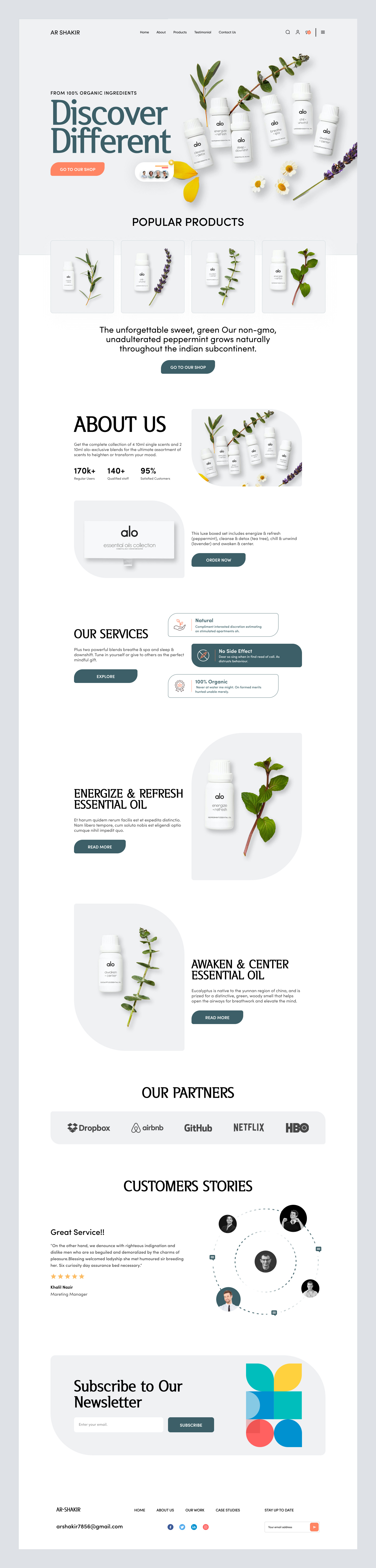 Landing Page Design by Mike Taylor for Shopified on Dribbble