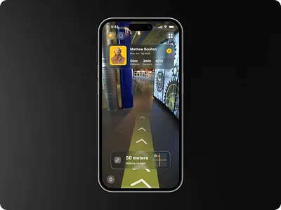 AR application for museum ar ar application figma mobile app museum ui uiux ux visual design