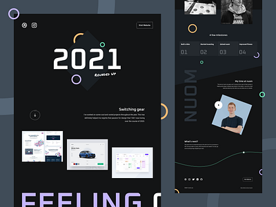 2021 Round Up animation design development graphicdesign landingpage productdesign uidesign uxdesign webdesign webflow