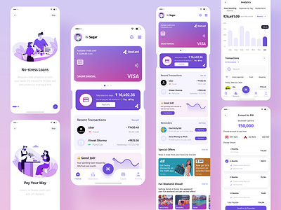 Onecard - Personal Finance Management App animation app bangalore bengaluru creative creative design design finance finance app illustraion illustration logo micro interaction money money app ui uiux user user experience userinterface