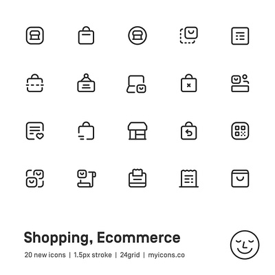 Myicons✨ — Shopping, Ecommerce vector line icons pack essential icons figma icons icon design icon pack icons design icons pack interface icons line icons sketch icons ui ui design ui designer ui icons ui kit ui pack ui set web design web designer web ui