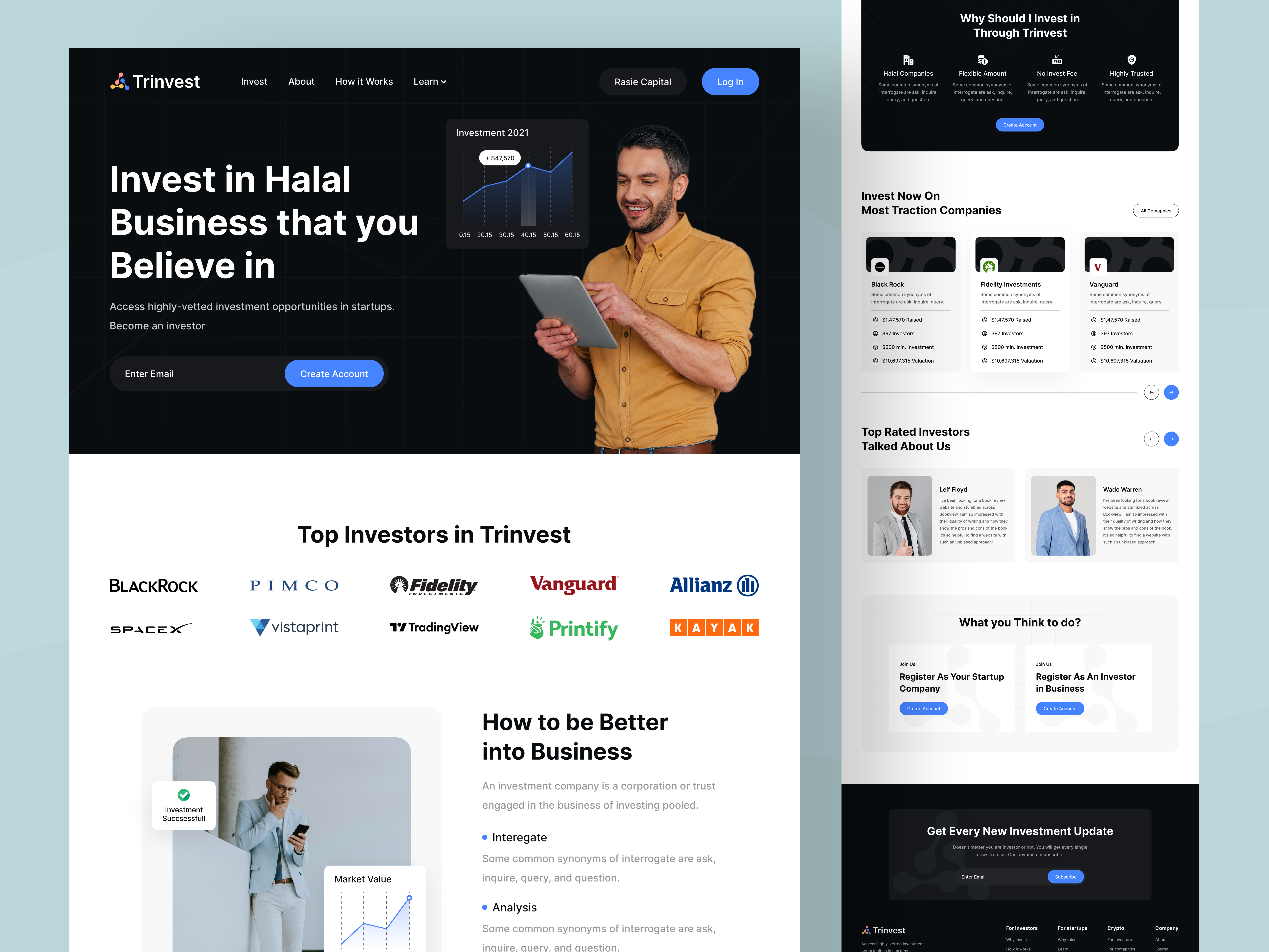 Example of Website Design (10 Pages)