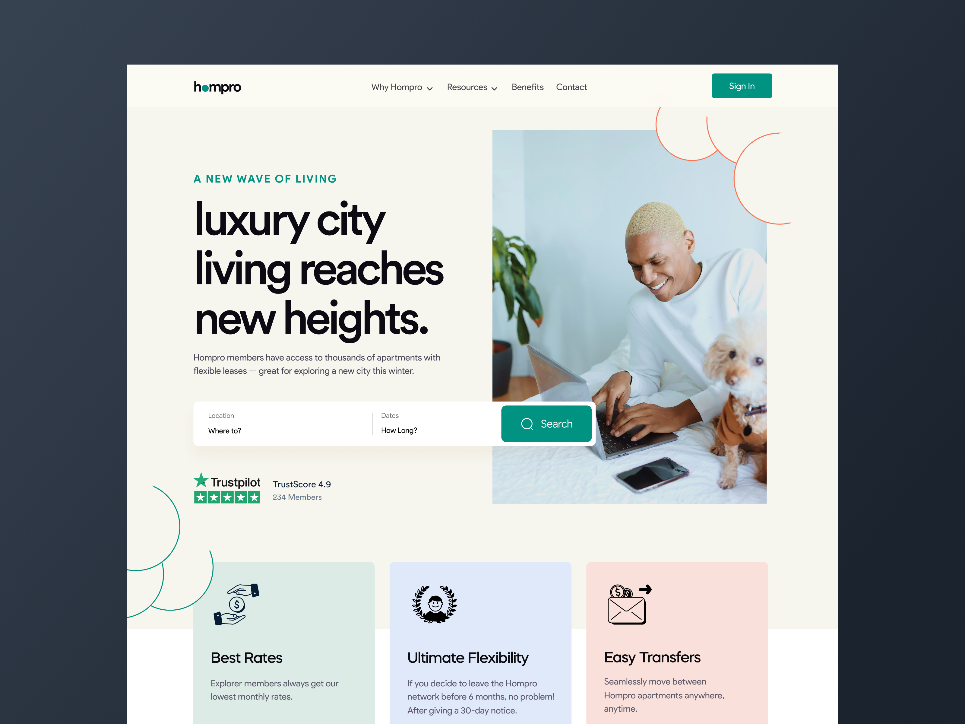 Example of Landing Page Design