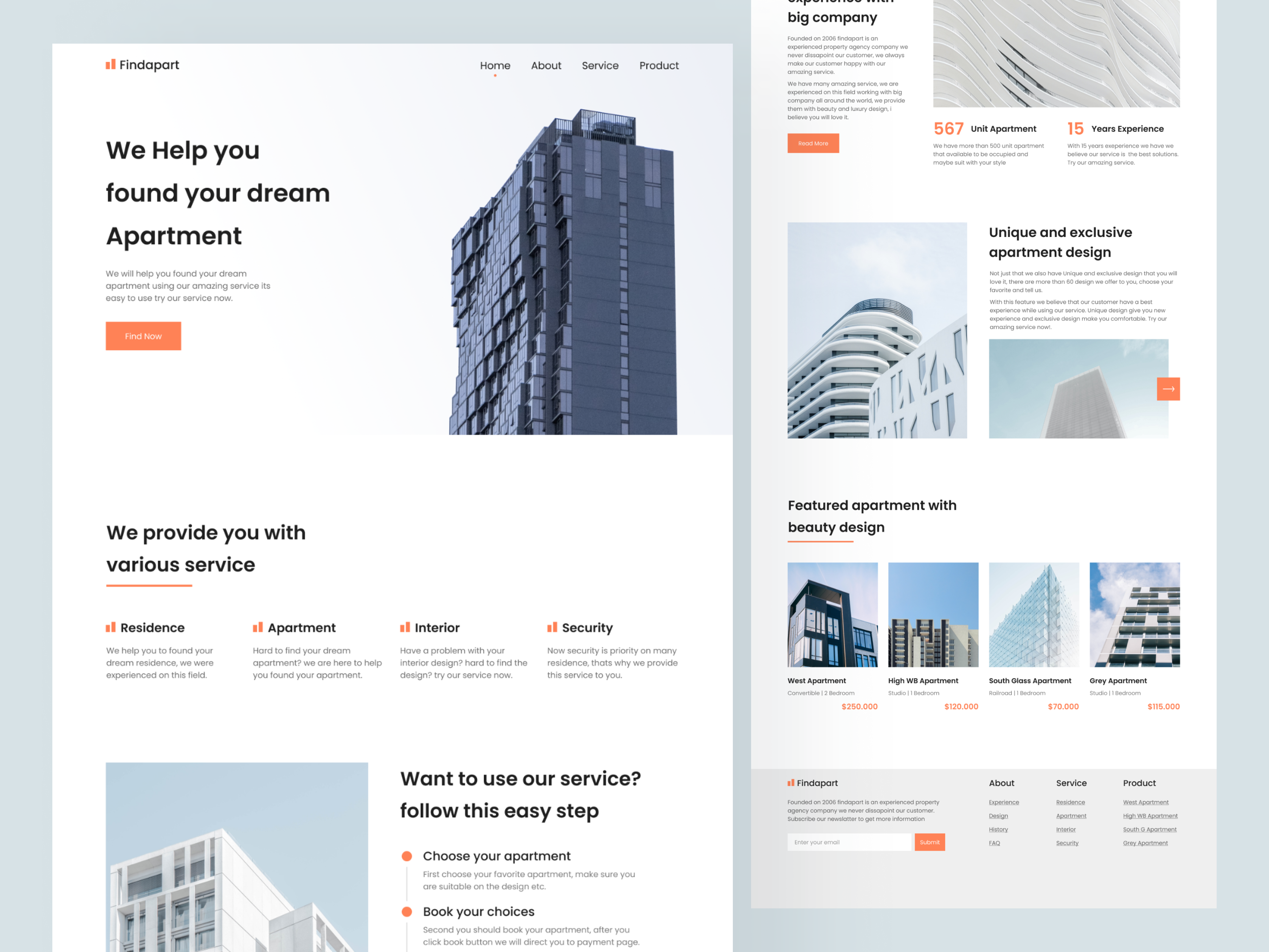 Example of Landing Page Design