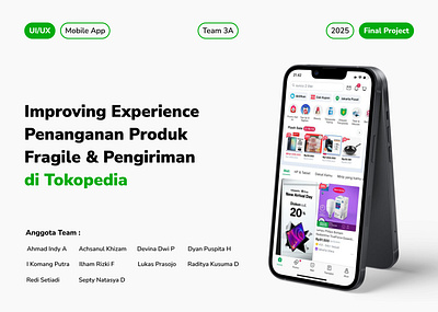 Revamp Tokopedia App design thinking uiux design usability testing ux research ux writing