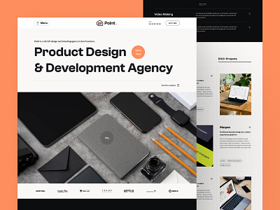 Service Page Design for "Point" Digital Agency 🎨💼 clean clean design design design and development minimal service page design ui ui ux design ux ux design website design