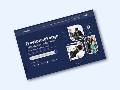 FreelanceForge - Modern Odoo UI for Freelance Marketplace branding designinspiration freelanceplatform frontend graphic design marketplace odoo uiux webdesign