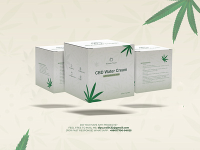 CBD Water Cream | Packaging Design | Box Packaging design banner design bottle label design box packaging cosmetic label cover design cream label design cream package design food packaging hair oil label design instagram ads design label design medicine package design packagedesign packaging perfume label design poster design pouch design product packaging product packaging design skincare label