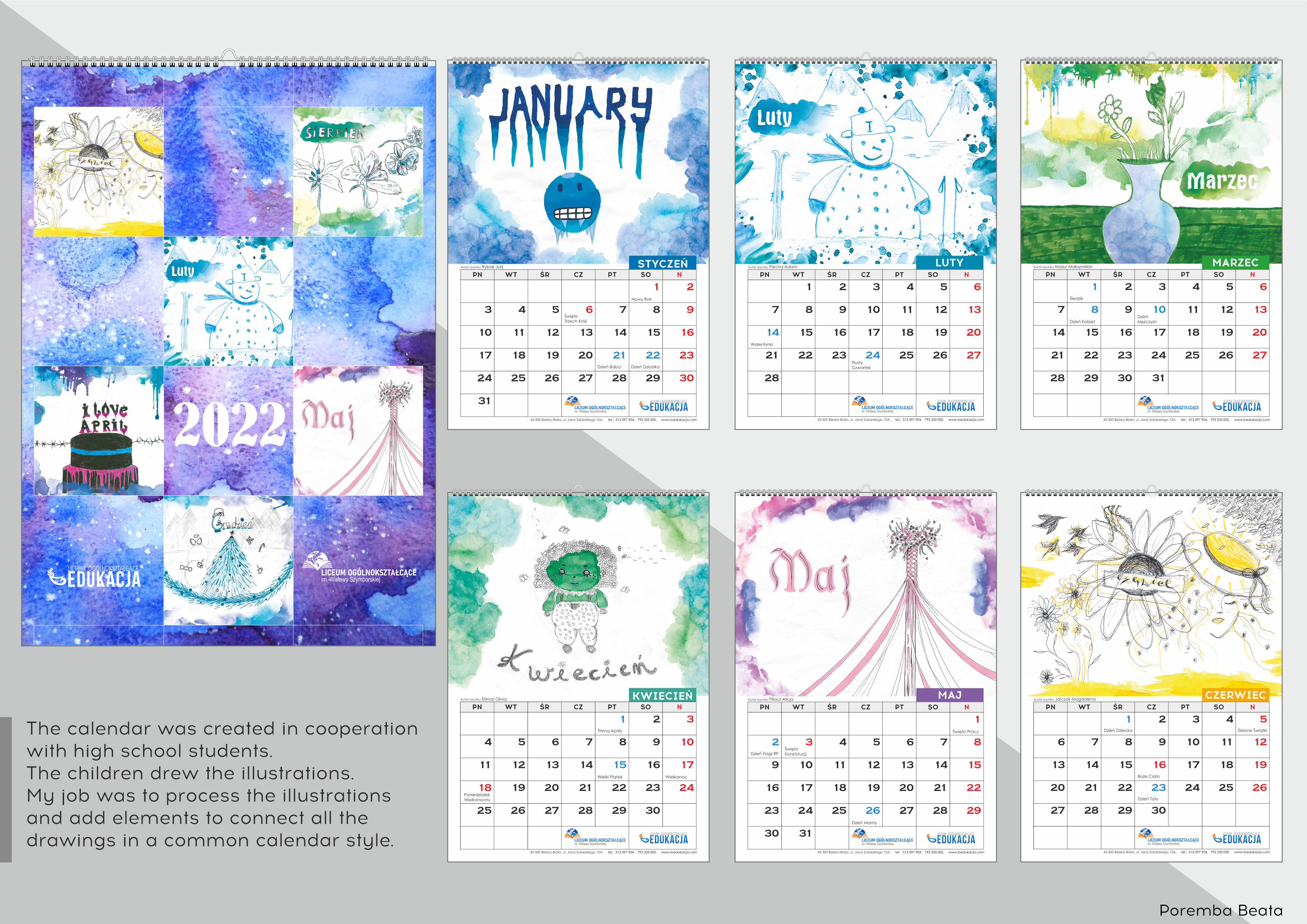 Example of Flip Calendar Design