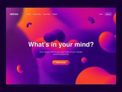 Retron Studio - Digital Studio 3d abstract clean design flat illustration logo start up studio ui ux vector web