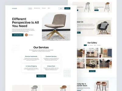 Furniture Landing page homepage landing landing page landingpage web web design webdesign website