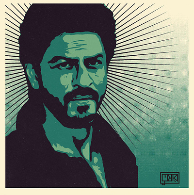 Shahrukh Khan Vector Poster Design banner banner design branding graphic design graphics graphics design illustration shahrukh khan ui vector