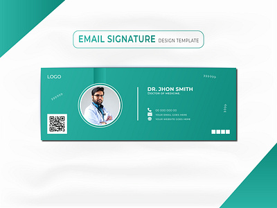 Professional email signature for medical healthcare