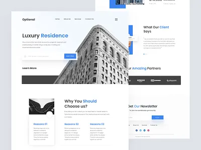 The Real Estate landing page brand brand identity graphic graphic design graphicdesign home home page homepage landing landing page landingpage real real estate realestate ui ux uiux web web design webdesign website