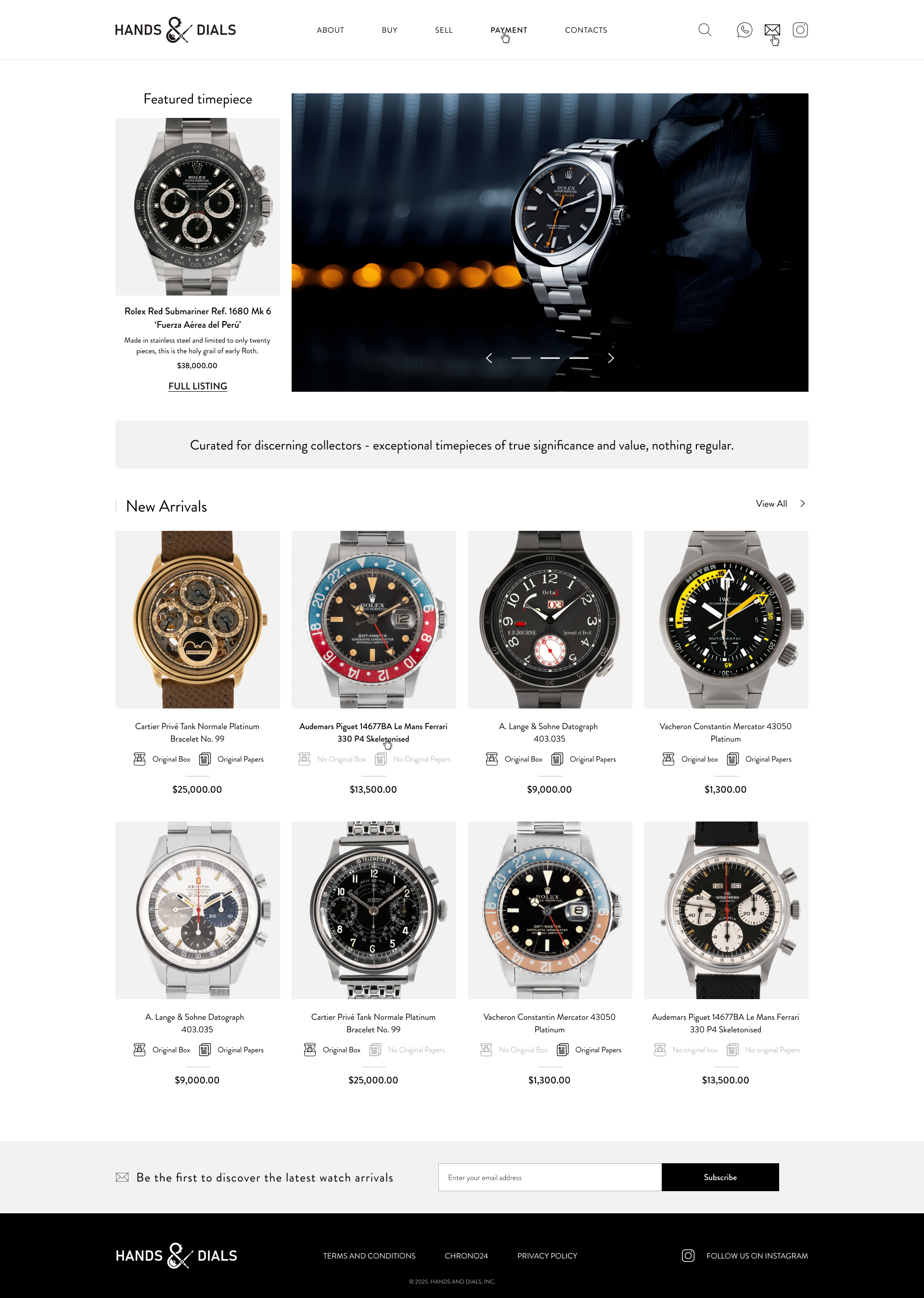 Example of E Commerce Website UX/UI Unique Design 