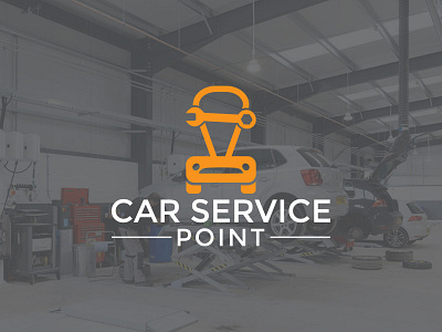 Car Service Point Logo Mark app icon app logo best logo brand identity brand logo branding car logo car service logo design flat illustration logo logo design logo idea modern logo service service logo service point ui vector