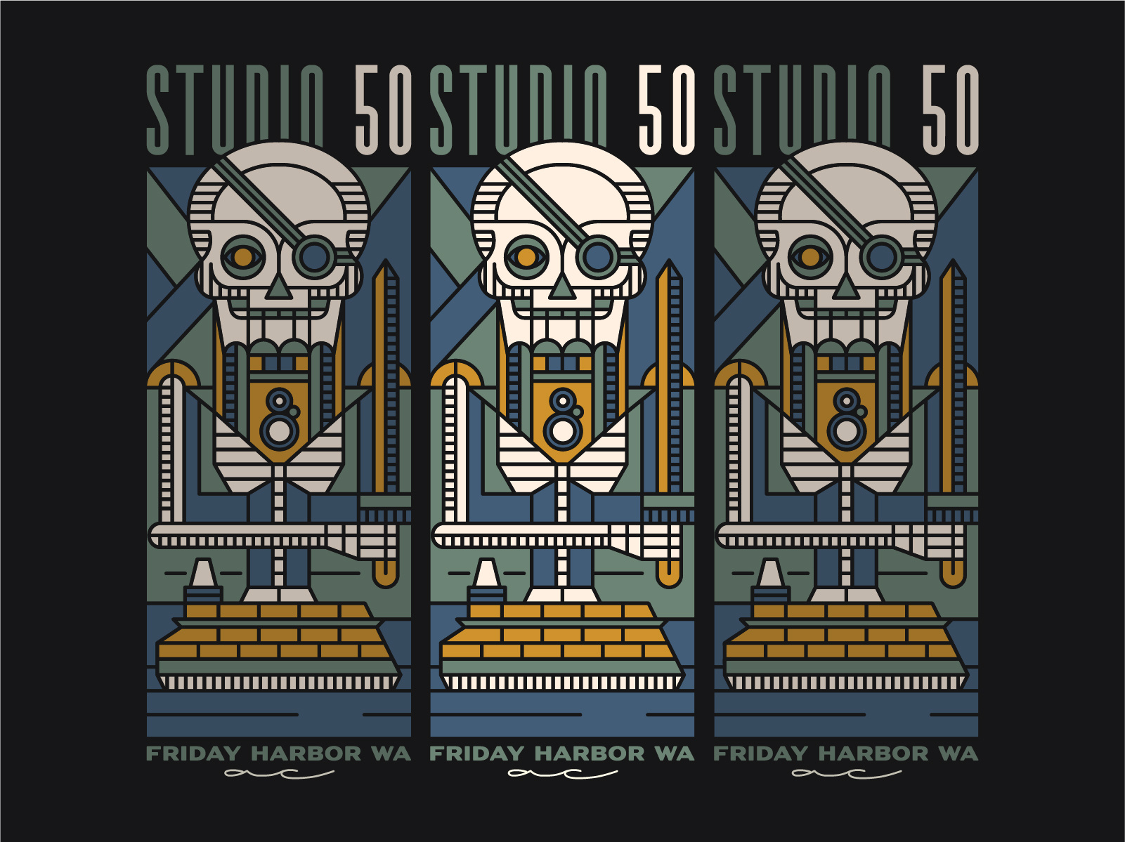 Example of Unique Linework T Shirt Illustration