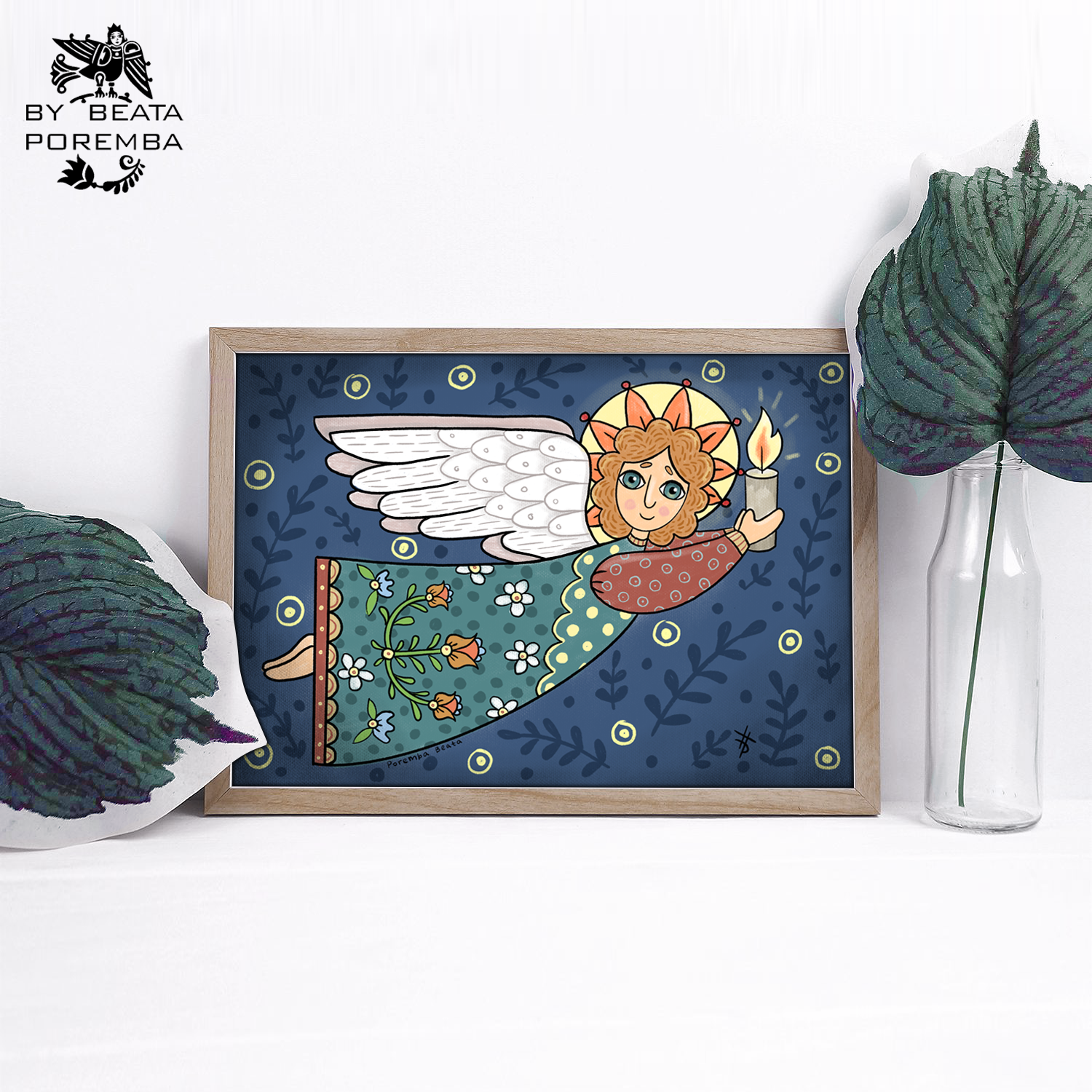 Illustrations, Posters with Author's Drawings angels art digital illustration drawing home decor illustration oil painting painting poster design vector