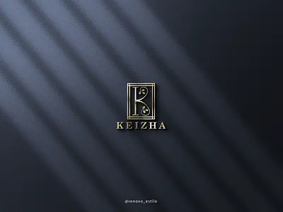 LOGO K KEIZHA 3d branding clouting design emblem fashion graphic design icon illustration lenovoestilo logo monogramlogo newlogo newlogofashion real estate renovo estilo symbol typography vector