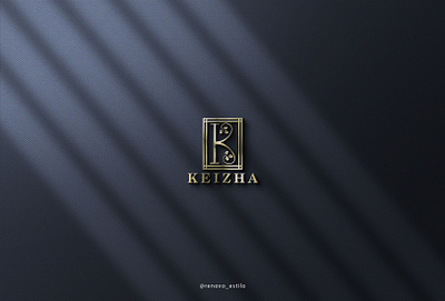 LOGO K KEIZHA 3d branding clouting design emblem fashion graphic design icon illustration lenovoestilo logo monogramlogo newlogo newlogofashion real estate renovo estilo symbol typography vector