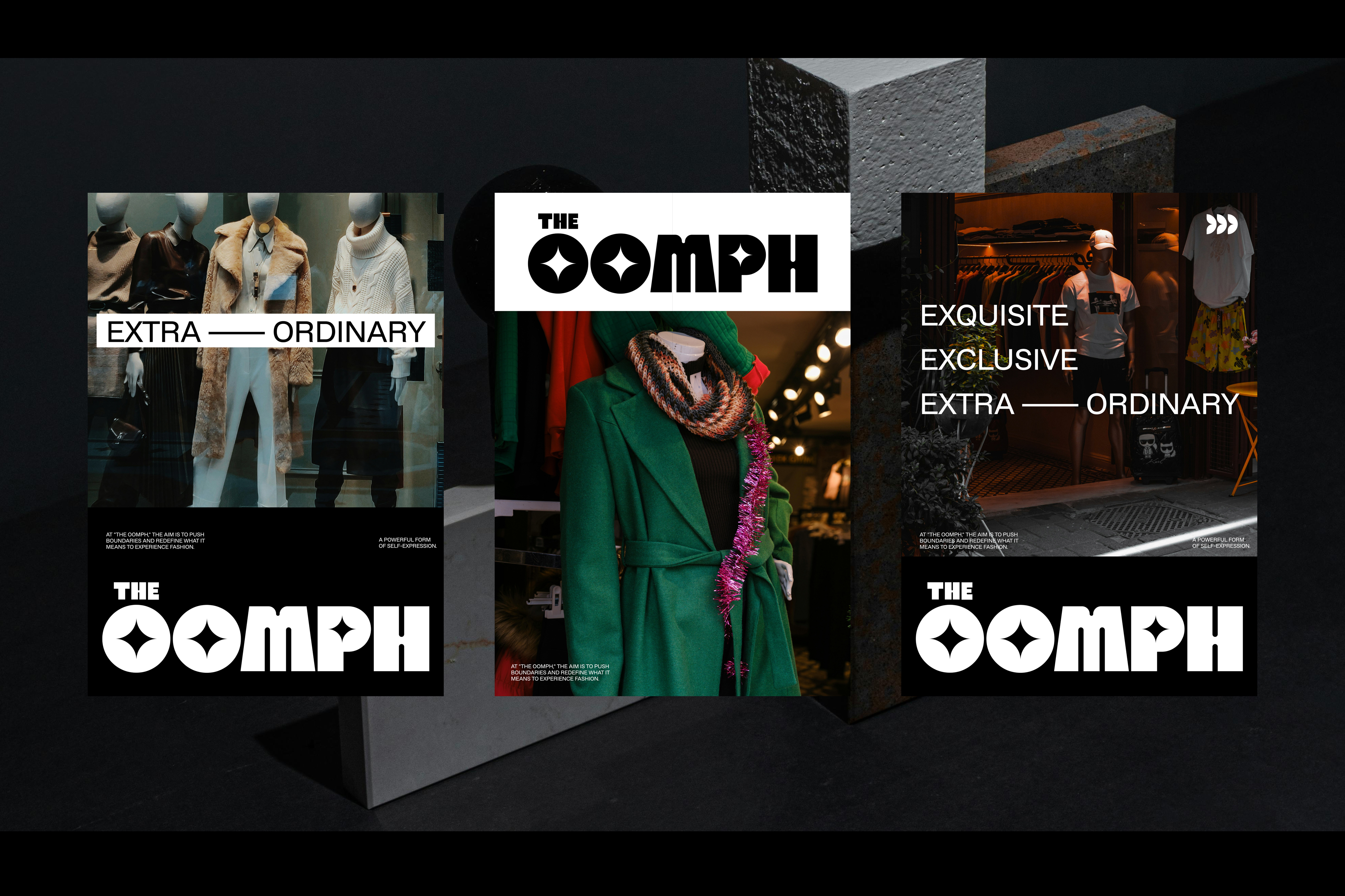 The OOMPH brand brand identity branddesign branding design fashion graphic design identity logo logo design