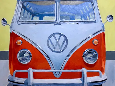 Starburst Candy painting van vw