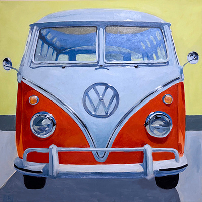 Starburst Candy painting van vw