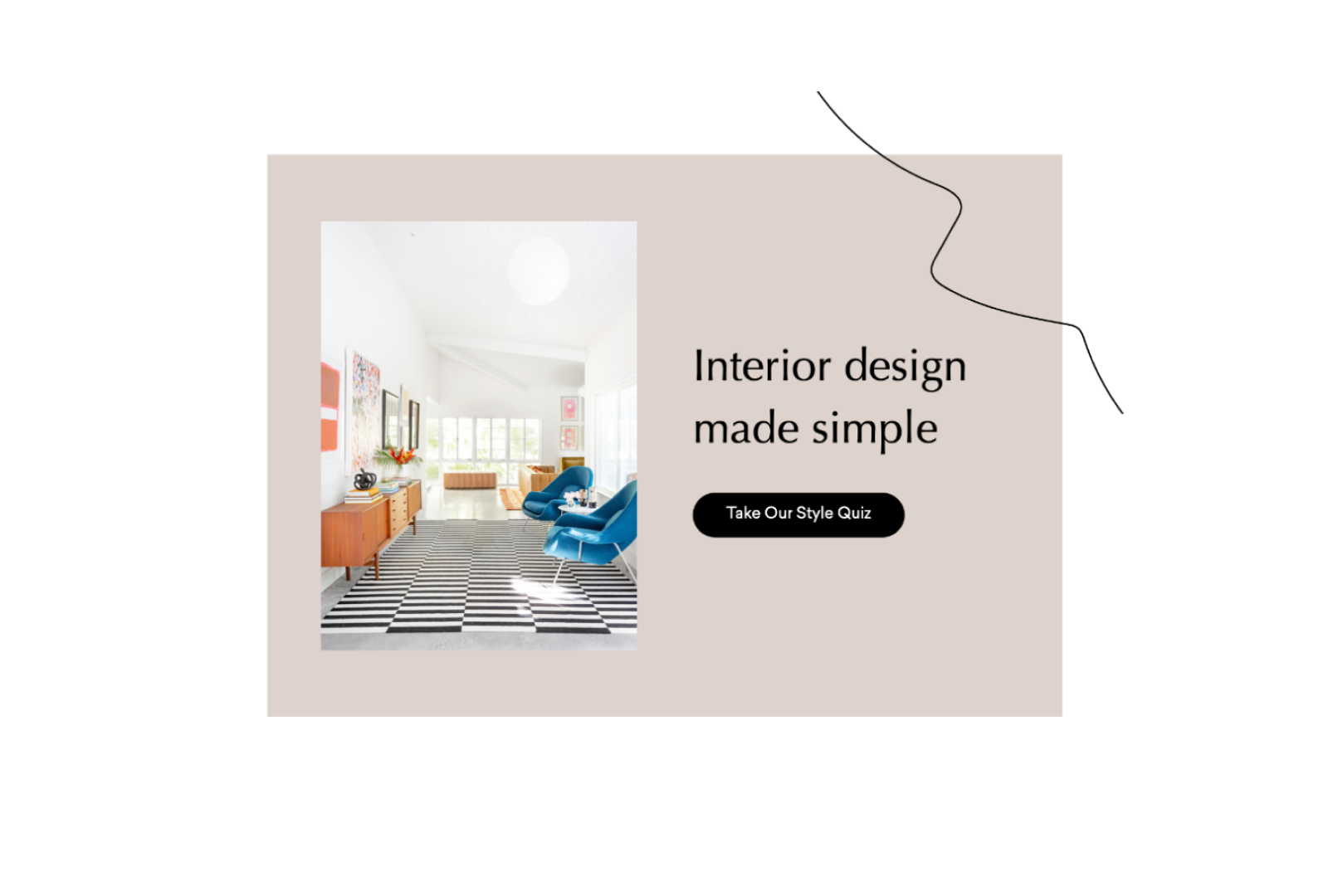 Havenly Hideaway Website Home Design Interior - Call-To-Action art deco cta design home decor home design home interior home interior design lightspace ui ui design website design