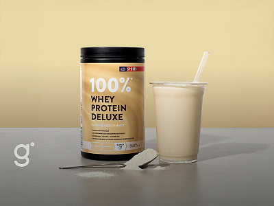 Product Design: ALDI SPORTS Whey Proteine Deluxe branding design graphic design productdesign typography