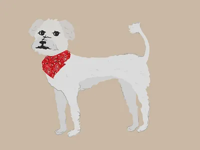 Toy cute dog graphic design illustration