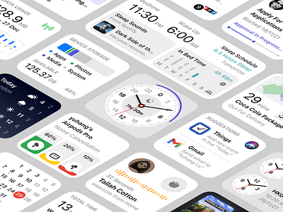 Tool Widgets 6 app application battery clock concept design human ios panel platform sketch sleep statistics tool tools ui widget widgets