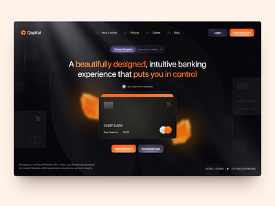 UI/UX for Digital Banking - Qapital design graphic design interface platform product product design service startup ui uiux ux web web platform website