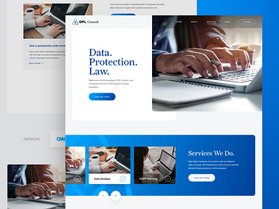 DPL Consult consult design drawingart lawyer privacy responsive ui ux web webdesign website