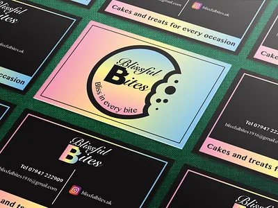 Blissful bites brandiing logo design