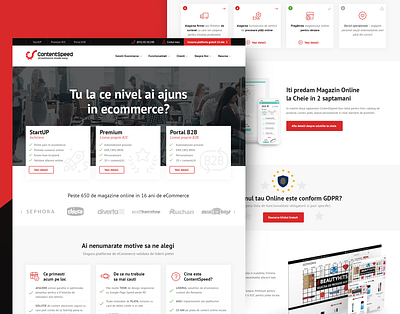 ContentSpeed the eCommerce Agency - website redesign 2019 agency branding clean contentspeed design e commerce ecommerce ecommerce agency landing page modern online romania simple store ui user interface ux website website design