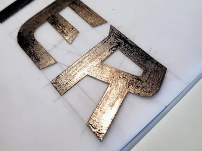 Ink on tracing paper calligraphy displayfont font hand lettering lettering logo logotype type typeface typography