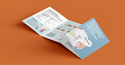 Sentec - IPV Therapy brochure data visualization editorial design infographics medical print design