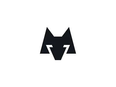 KoyoteByte animal brand identity branding coyote identity logo mark negative space saas symbol visual identity