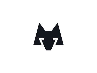 KoyoteByte animal brand identity branding coyote identity logo mark negative space saas symbol visual identity