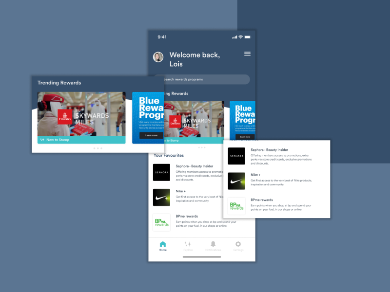 Example of UX/UI & Product Design β Mobile