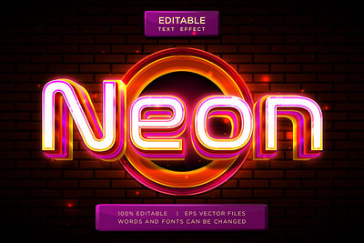 eps neon editable vector text effect club dark design editable text effect effect eps font glow glowing graphic design neon party pink style text text effect vector