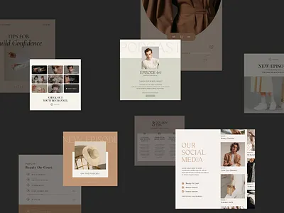 Podcast Instagram Creator agency blogger branding branding identity business design graphic design instagram podcast instagram post marketing podcast podcast layout podcaster social media spotify talkshow template