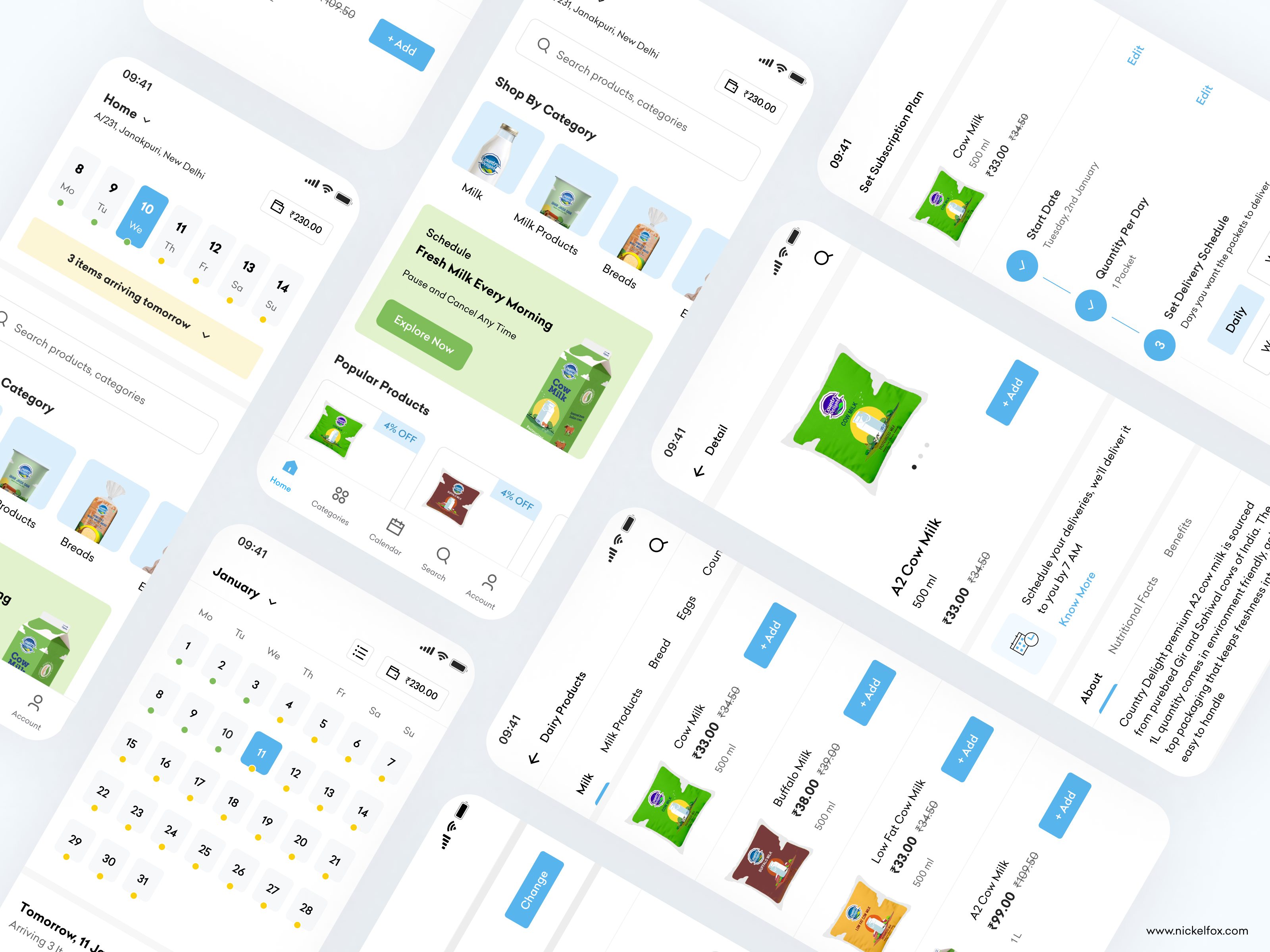 Example of Web And Mobile App Design