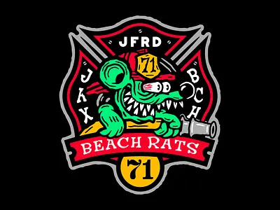 JFRD Station 71 branding design identity illustration logo type typography vector