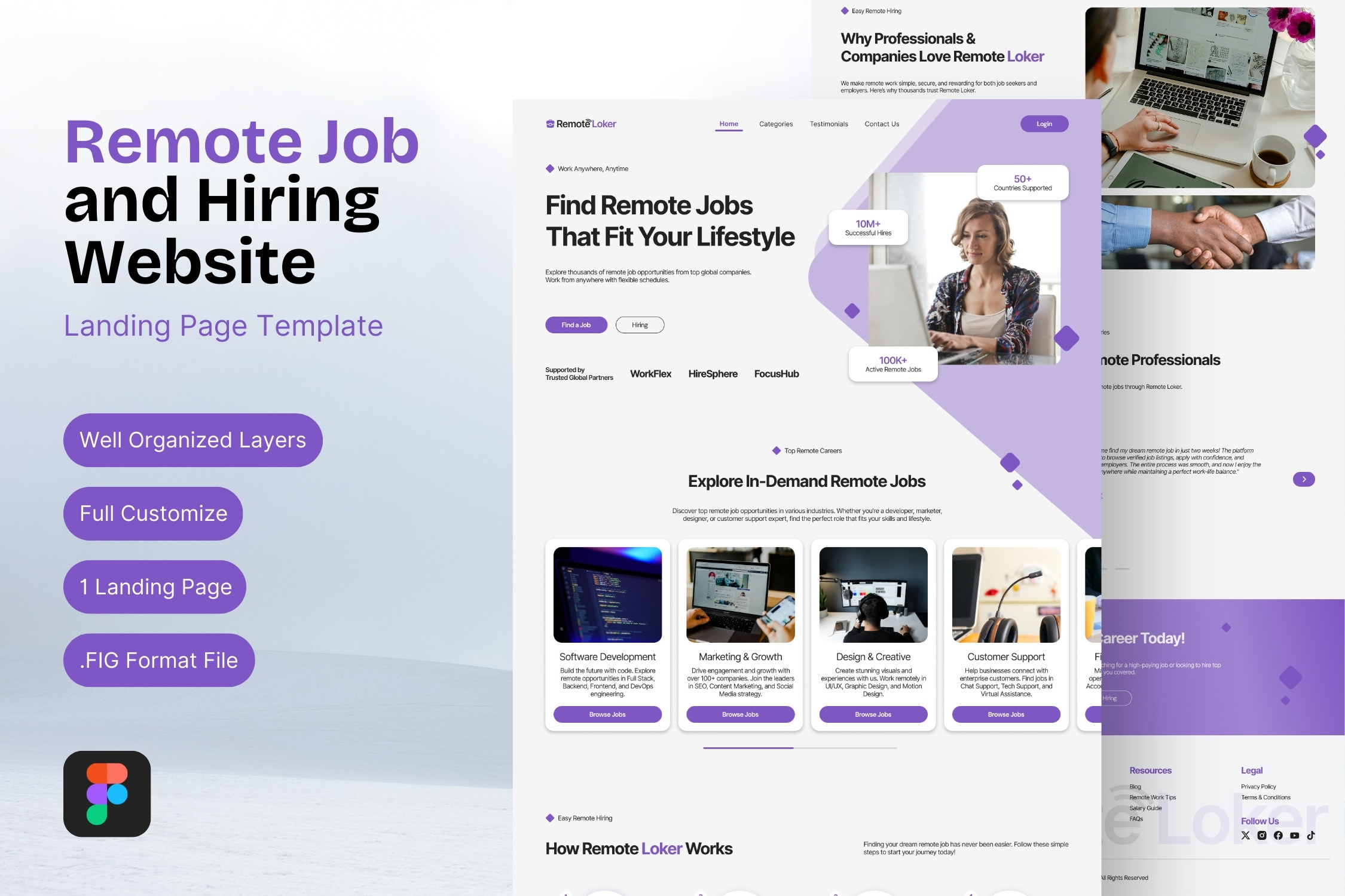 Remote Job Website online career portal