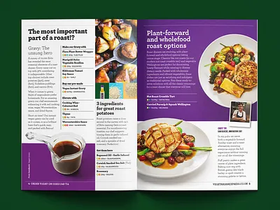 FLAVOURS - Spring Edition brochure design editorial food layout magazine