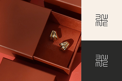 Mod + Jo Logo Concept brand identity branding lettermark logo logomark mockup