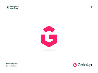 Letter G and Arrow, Growth and Solution Logo Design arrow logo best logo branding business logo creative logo design growth growth logo letter g logo letter mark logo logo type modern logo up logo upward